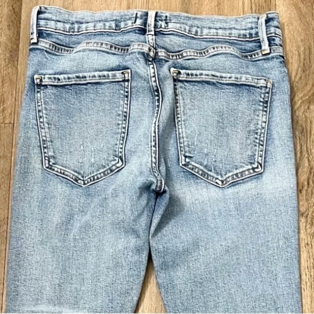 Agolde Sophie Distressed High Waist Skinny Jean High Rise Medium Blue Wash‎